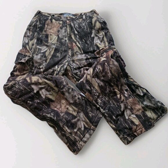 Backwoods Camo Hunting Pants Men L Pure Camo Vertical HD Insulated Lined Pockets - Picture 12 of 16